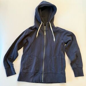 Men’s Bonobos Navy Blue Full-Zip Hoodie Sweatshirt Size Medium